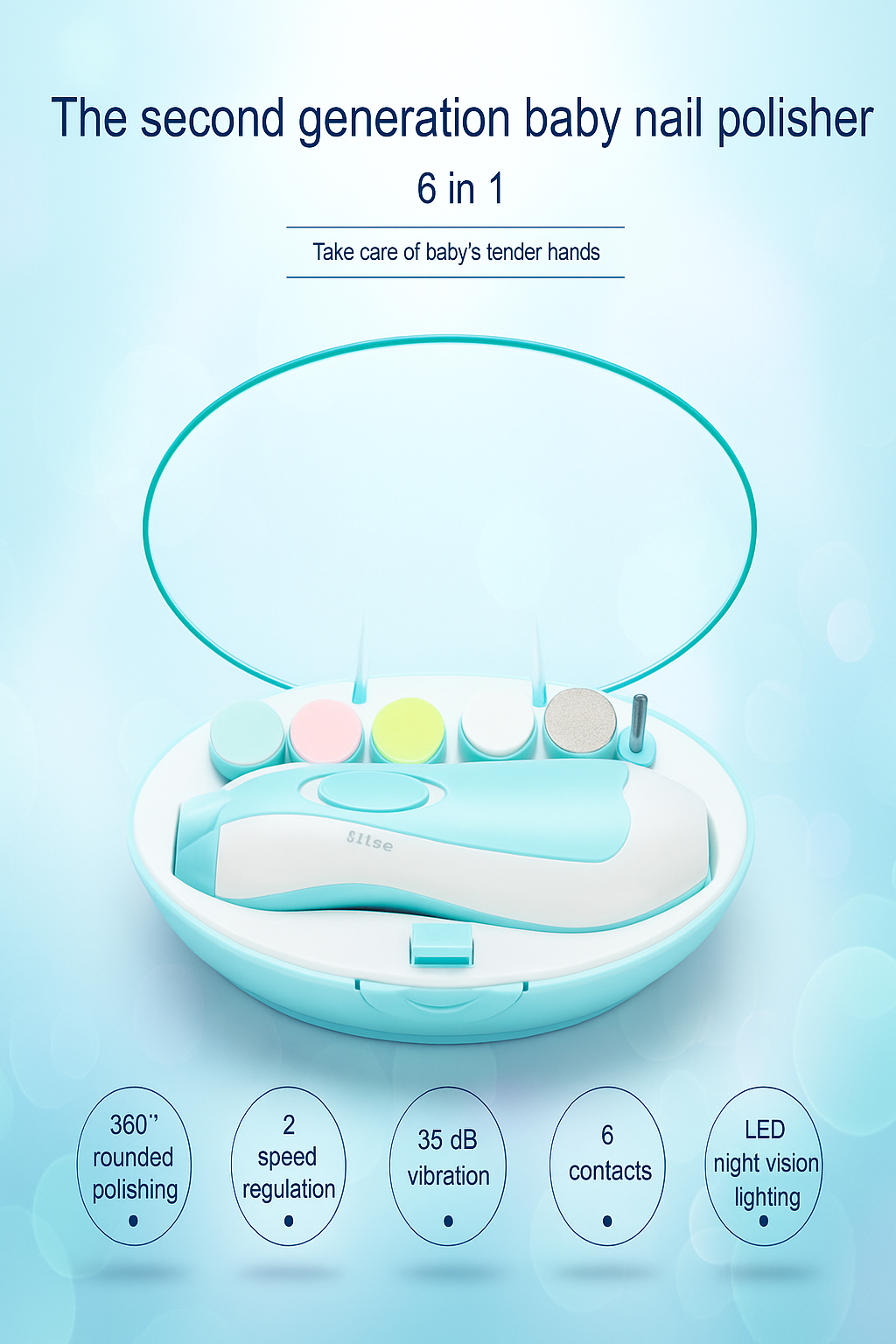 Baby Nail Clippers with Light